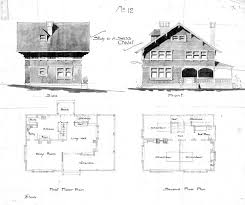 T he traditional alpine chalet has become an instantly recognisable icon of mountain living, with many examples having been transformed into desirable homes and luxury leisure accommodation. Swiss Chalet No 12 Side Front First Second Floor Plan Biltmore Village Nc Floor Plans Swiss Chalet Architecture