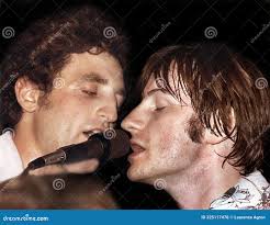 John Lyon (right) Sings at the Stone Pony in Asbury Park, NJ in the Mid-70s  Editorial Stock Photo
