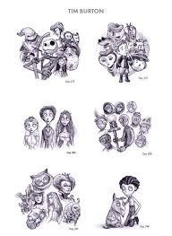 54 Ideas Tattoo Sleeve Ideas Drawings Tim Burton Tim Burton Sketches Tim Burton Drawings Tim Burton Art
