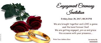Free Ring Theme Invitation Card Video Online Invitations Desievi Free Engagement Invitations Free Engagement Party Invitations Templates Engagement Invitations