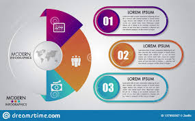 Business Infographics Template For Diagram Graph