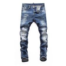 2019 19ss mens luxury designer denim jeans black ripped