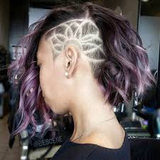 Fiery red curly undercut bob. The Timeless Undercut Bob Haircut Embrace Two Trends Rolled Into One