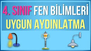 Uygun aydınlatma, gözü yormayan, kamaşma yapmayan, aydınlatılacak ortam için doğru renkte ve miktarda seçilmiş ışık kaynağı kullanılarak yapılan ışıklandırmadır. 4 Sinif Fen Bilimleri Uygun Aydinlatma Konu Anlatimi Videolari Youtube