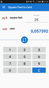 A square foot is a measurement unit equal to a square that measures one foot on each side. Square Feet To Cent For Android Apk Download