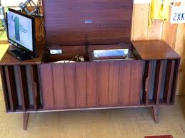 Rosita stereo philips record player & grundig tube radio with chrome polish tulip base | price: Mid Century Cabinet Console Stereos With Record Player Steve Hoffman Music Forums