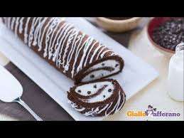 Pasta biscotto al cacao fatto in casa da benedetta. Rotolo Al Cacao Con Crema Al Latte Youtube