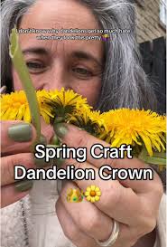 Spring Craft for Kids with Dandelions