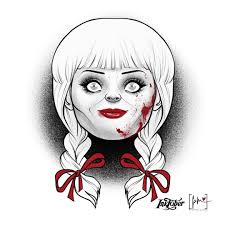 Annabelle is a 2014 american supernatural horror film directed by john r. Unique Horror Anabelle Sketch