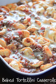 Cheesy Baked Tortellini Recipe Yummy Casseroles Baked Tortellini Casserole Tortellini Bake