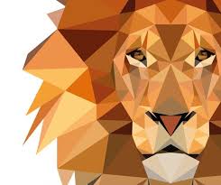 Lion Low Poly Printable Art Lion Print Geometric By Tothewoodside In 2021 Geometric Art Animal Geometric Animals Polygon Art