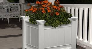 The planters are large enough to accommodate smaller feature trees. Planters Can Supply