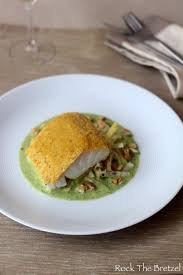 Cabillaud En Croute D Agrumes Coulis De Cresson Et Noix De Cajou Caramelis Recettes De Cuisine Plat Gastronomique Poisson En Croute