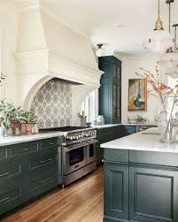 Distressed kitchen cabinets on sage green kitchen cabinets. Dark Green Kitchens Kitchen Trends 2021 Greenhouse Studio