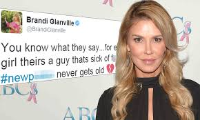 Brandi Glanville alludes to being cheated on in crude tweet after failed  romance | Daily Mail Online
