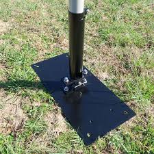 Get a shovel for digging up the soil. Ground Base Mast Mount Kit With Or Without Tilt Max Gain Systems Inc