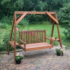 Holzschaukel Fur Den Innen Und Aussenbereich Garden Swing Seat Porch Swing Frame Porch Swing Plans