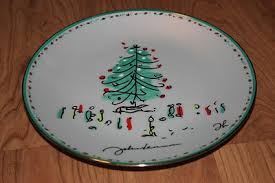 An Xmas Plate Decorative Collector S Plate Featuring John Lennon S Drawing 334134551