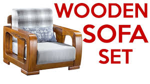 The slatted pattern and comfy seating can make it a nice contrast of beautiful appearance and comfortable upholstery. Wooden Sofa Set Designs Ideas For Your Living Room Decoration 2018 Youtube