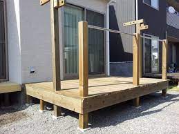 ウッドデッキ ほぼ 完成 ゆるい庭作り はいから庭 後藤 オフィシャルブログ 物干し台 屋外 物干し台 物干し台 屋外 diy