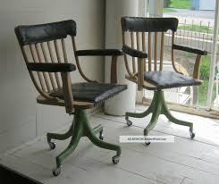 Pair Antique Vintage Industrial Swivel Doctor S Office Chairs Enamel Iron Base 1900 1950 Photo Industrial Office Furniture Chair Industrial Office Decor