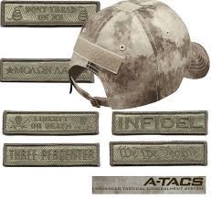 1 X 3 75 Morale Patches For Atacs Back Of Hat Tactical Patches Morale Patch Patches
