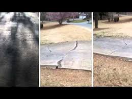 To repair a sinkhole, engineers have a number of options available. Concrete Driveway And Sinkhole Repair And Installation Youtube