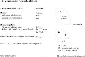1 1 Halmazelmeleti Fogalmak Jelolesek Pdf Free Download