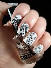 In addition, it allows you to to. 20 Cool Newspaper Nail Art Ideas Hative