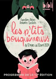 Thomas Baas et « Les ébouriffés » s'invitent à la 13ème édition du festival  Les P'tits Bouquineurs à Rennes du 12 mars au 12 avril 2024 !
