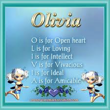 Names And Their Meaning Names With Meaning Olivia Name Acrostic
