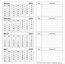 Calendar 3 Month Per Page In 2020 Monthly Calendar Printable Calendar Printables Calendar Template