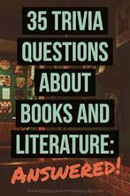 This covers everything from disney, to harry potter, and even emma stone movies, so get ready. Trivia Questions About Books And Literature Answered Keeping Up With The Penguins