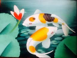 Gambar atau lukisan ikan dapat dijadikan sebagai penghias dinding ruangan dalam rumah. Arti Lukisan Ikan Koi Steemit