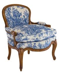Blue White Toile Country French Chair 1stdibs Com French Chairs French Country Chairs White Chair