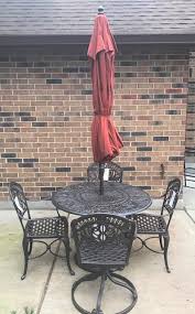 The hanamint tuscany outdoor furniture collection of outdoor patio furniture features elegant scrolled arms cast from durable and lightweight aluminum. Delivery Installation Of Patio Furniture In Downers Grove Il Transmotion