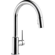 We have aerators for sink faucets from various brands, including delta faucet aerators and moen faucet aerators, making it easy to find the right one for your fixture. Delta Trinsic Modern Chrome Pull Down Sprayer Kitchen Sink Faucet 5426 Faucetlist Com
