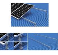 Adjustable Tilt Solar Mounting for metal, sandwich roof top