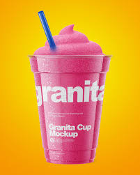 Download Granita Cup Mockup In Cup Bowl Mockups On Yellow Images Object Mockups PSD Mockup Templates