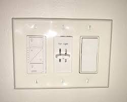 Can I Replace The Fan Light Switch With A Z Wave Fan Control And Replace Repurpose The Rightmost Paddle With A Z Wave Dimmer For The Fan Light Homeautomation