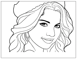 640x640 selena quintanilla drawing selena quintanilla. Selena Gomez Coloring Pages Online