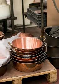 They can be stainless steel, copper. A Visit To Mauviel Copper Cookware Factory