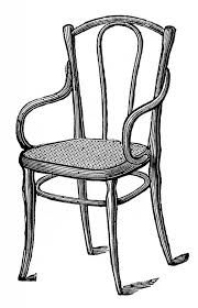 Black And White Dining Room Clipart 17 Chair Clipart Images Vintage Chairs Clip Art Vintage Bentwood Chairs