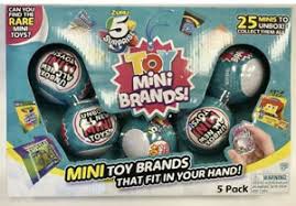The case is available for an srp of $9.99. Tv Movie Character Toys 5 Surprise Toy Mini Brands Ball By Zuru 5 Pack Fast Shipping New Toys Hobbies
