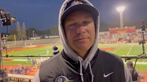 Sterling football coach Jon Schlemmer shares his thoughts before taking