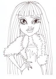 You can print or color them online at getdrawings.com for absolutely free. Free Printable Monster High Coloring Pages Abbey Bominable Picture Day Coloring Sheet Coloring Pages Coloring Pages For Kids Picture Day