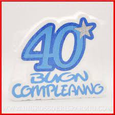 Numero 40 Anni Uomo Centro Tavola Decorazione Polistirolo Per Festa Buon Compleanno Blu Idee Originali Buon Compleanno Compleanno Quarantesimo Compleanno