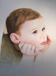 I'm trying to do some contemporary work. B&W or colour? This is the first  one in this style that I have done. Watercolour