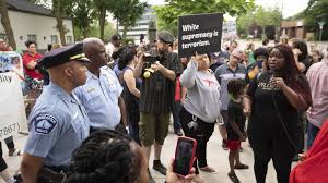 Big bird is blue, but 'demon' dog is bluer. Hundreds Protest Minneapolis Police Shooting Of 31 Year Old Man Mpr News