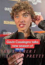 Gavin Casalegno teases when we should expect the third season of The Summer  I Turned Pretty at the premiere of his latest film ‘Queen of the Ring’! Are  you excited for the new season? #gavincasalegno ...